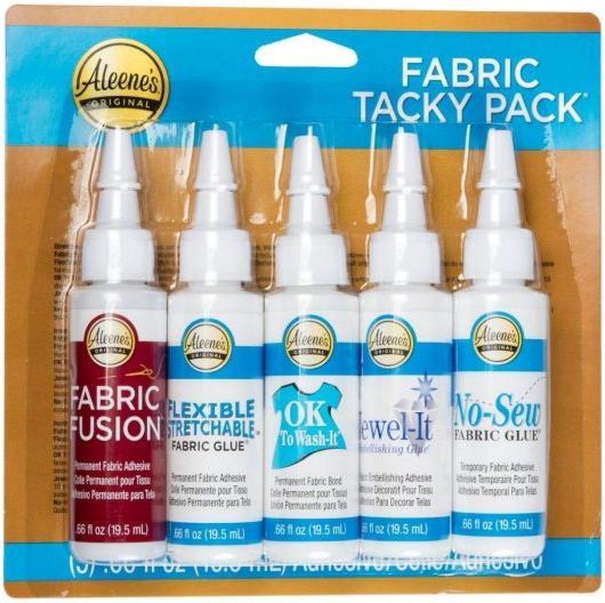 Aleenes - Fabric Tacky Pack-  5 stuks - 19,5ml